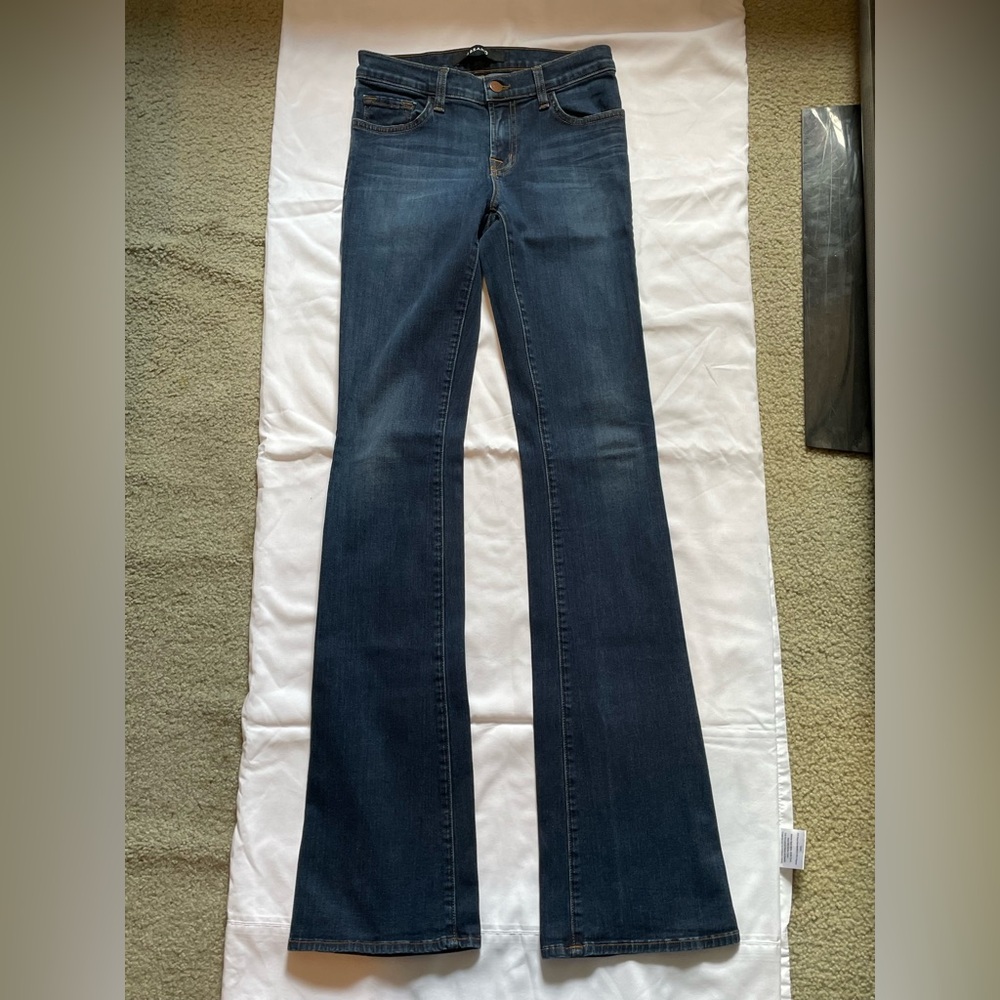 J Brand Blue Flare & Wide Leg Jeans